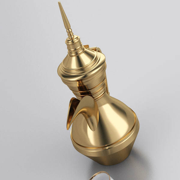 Silvber Brass Arabic Dallah Coffee Pot