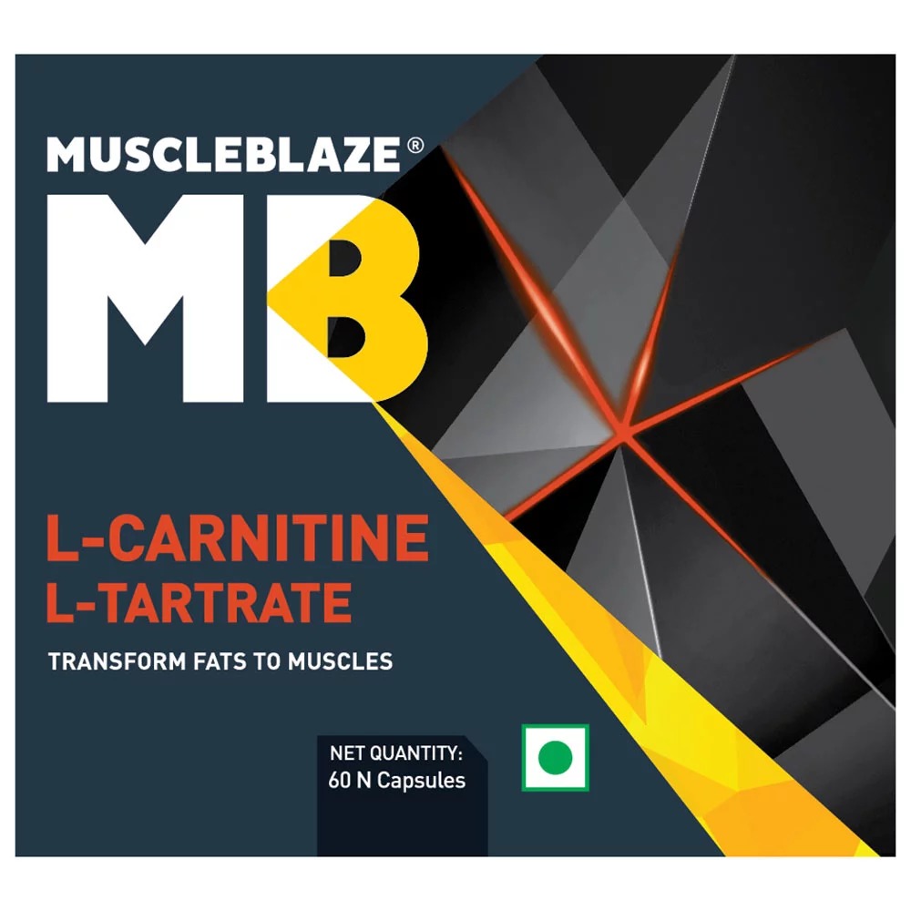 Muscleblaze L-carnitine L-tartrate, 60 Capsules Unflavoured at Best Price  in Delhi