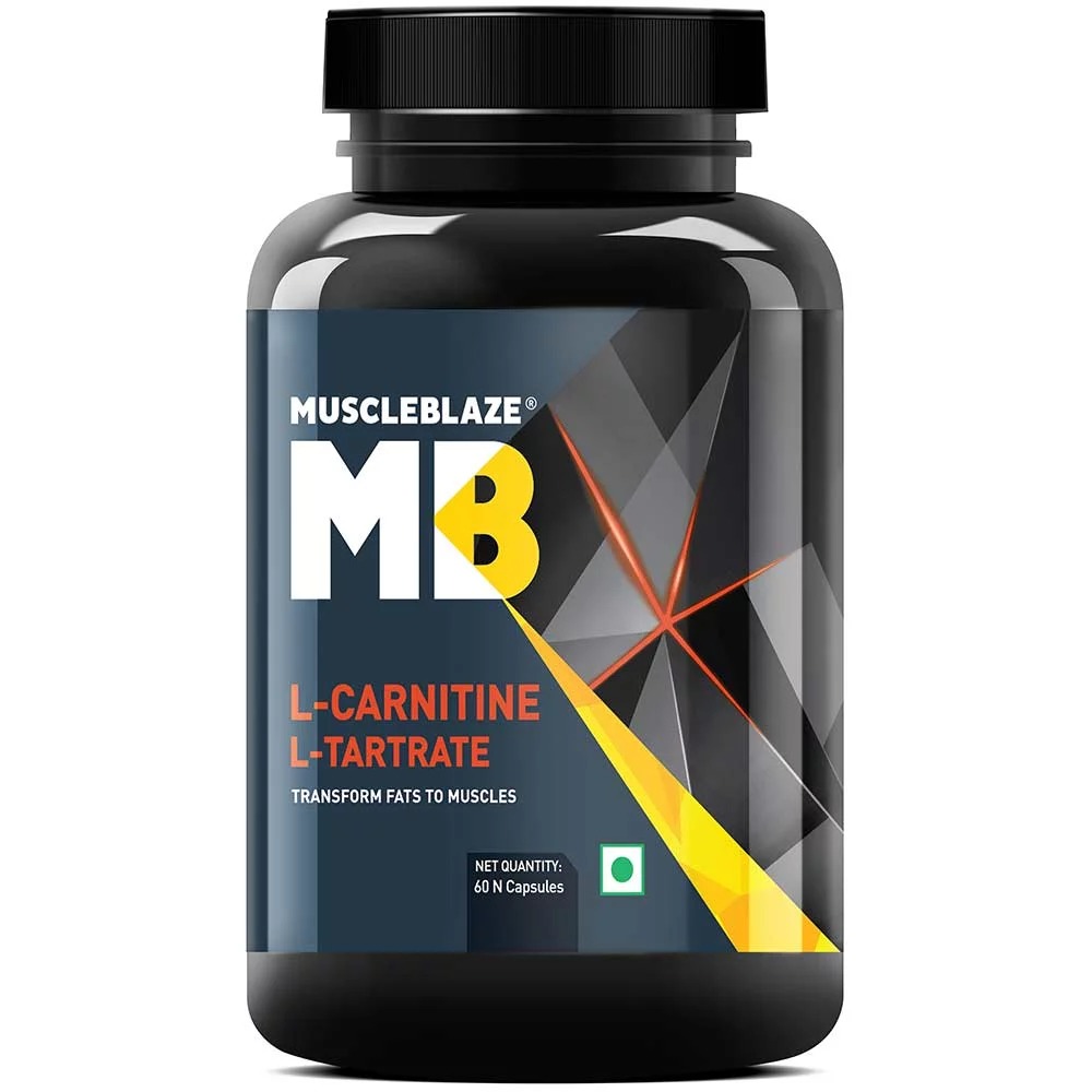 l carnitine muscleblaze Muscleblaze L-carnitine L-tartrate, 60 Capsules Unflavoured at Best Price  in Delhi
