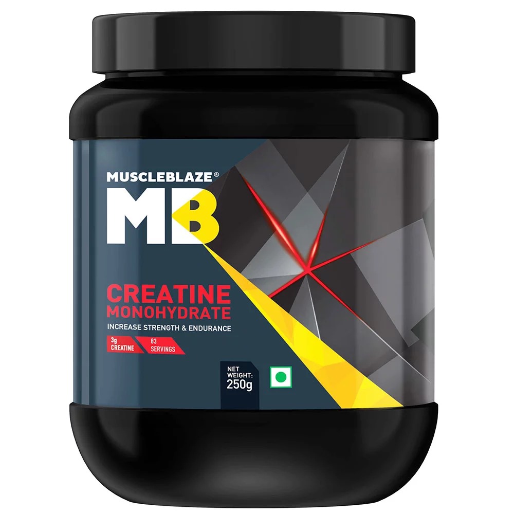 Muscleblaze Creatine Monohydrate, Unflavoured(0.25kg) 0.55 Lb