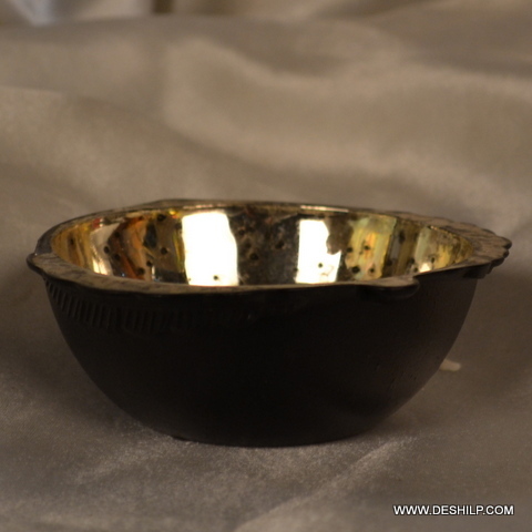 एंटीक इमिटेशन सिल्वर ग्लास टी लाइट कैंडल वोटिव