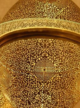 Gold Moroccan Hanging Lantern