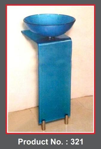 Blue Glass L Bend Full Set