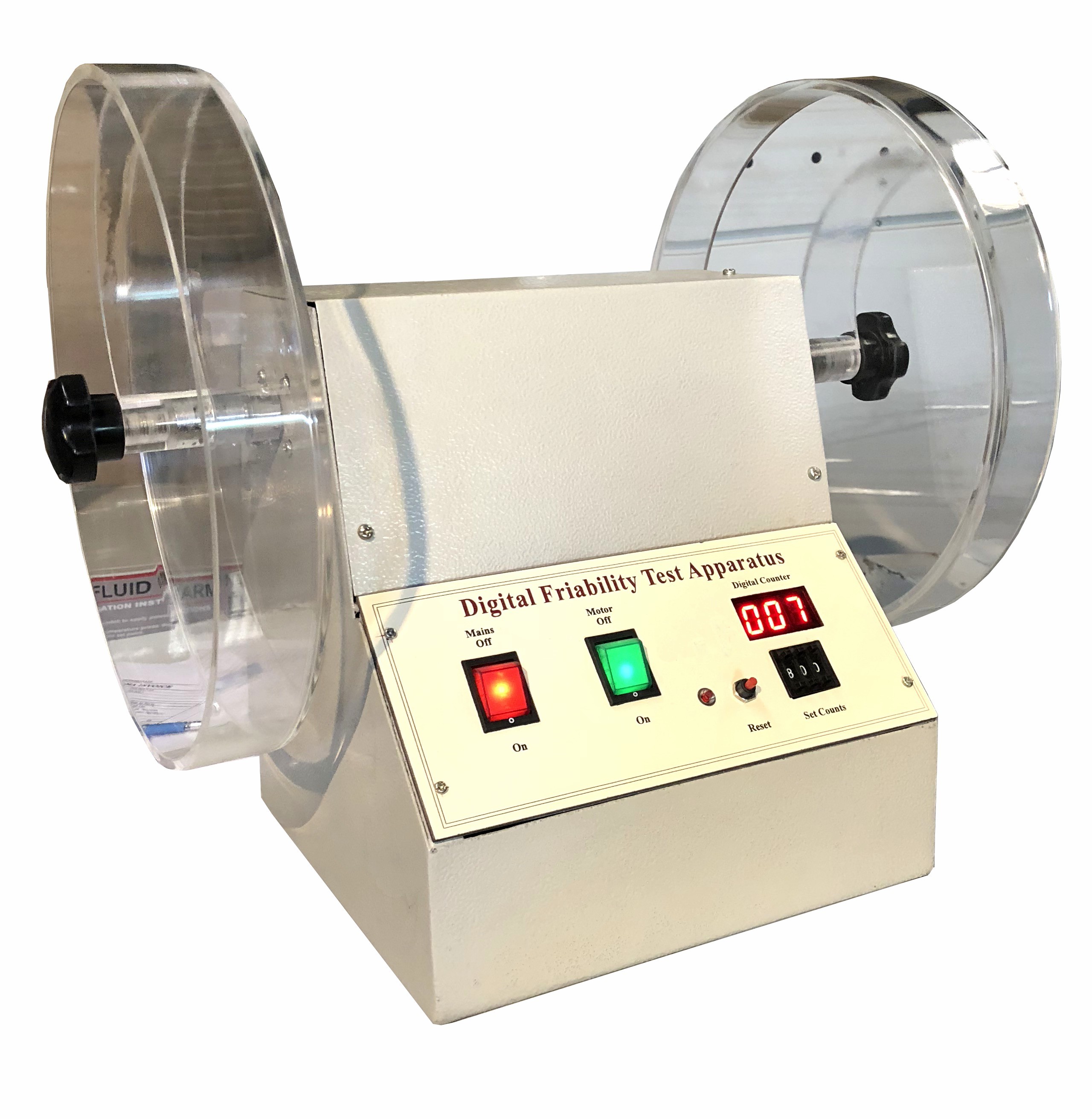 Tanco Friability Apparatus - Single Drum With Timer & Double Drum With Rpm Counter | Essential Testing Equipment For Tablet Integrity And Quality Control