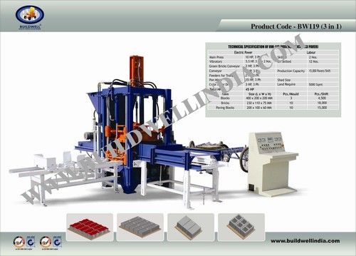 Automatic Paver Making Machine