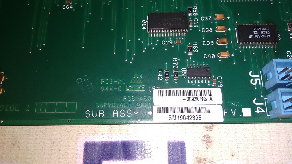 Haas Pcb Module Sm19042865-3092k Rev A