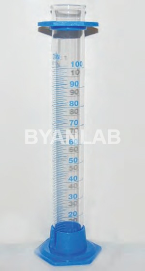Measuring Cylinder - Borosilicate Glass, Various Sizes Including 50ml, 100ml, 250ml | Clear And Accurate Graduation, Stable Base, Clear Color