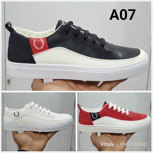 Gents Designer Canvas Shoes - Pu Upper, Sizes 39-44 | Eva Insole, Cotton Fabric Lining, Pvc Outsole