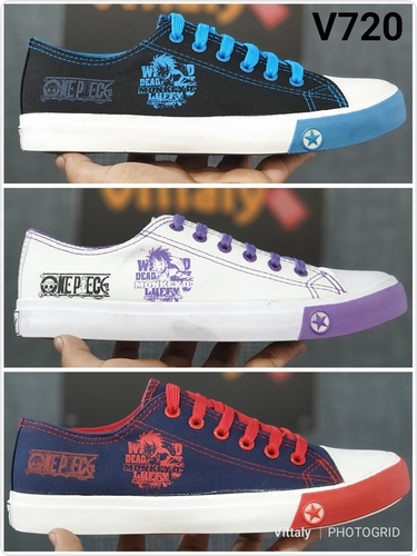 Play Canvas Shoes - Cotton Upper, Eva Insole, Tpr Outsole, Sizes 40-45 | Soft Cotton Fabric Lining, Versatile Imported Footwear Collection