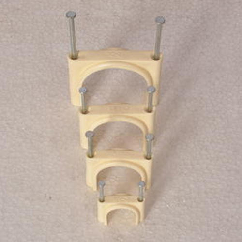 Cpvc Pipe Fitting Clamps - Material: Plastic, Size: 3/4 Inch, 1 Inch, 1-1/4 Inch | Secures Pex Tubing, Copper, And Cpvc Pipes To Surfaces