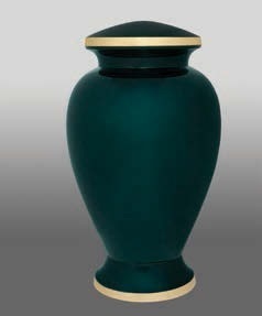 Gold Atlas Brass Metal Cremation Urn