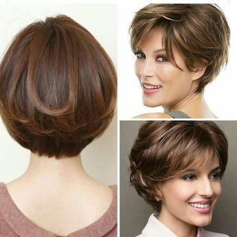 Natural Brown Mix Bob Wig Length: 10-20 Inch (In)