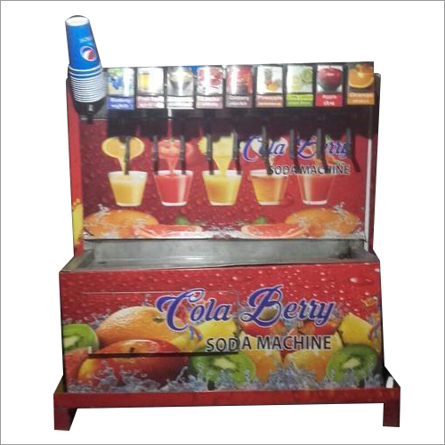 Flavored Soda Vending Machine - Stainless Steel, 60x40x120 cm | 100 Liters Capacity, 1 Year Warranty