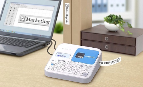 Casio Kl-g2 Label Printer - 67.5x202x212 Mm, Electrically Powered, 850 G | High-speed 20mm/sec Printing, Durable Design, Auto Cutter With Half-cut Function
