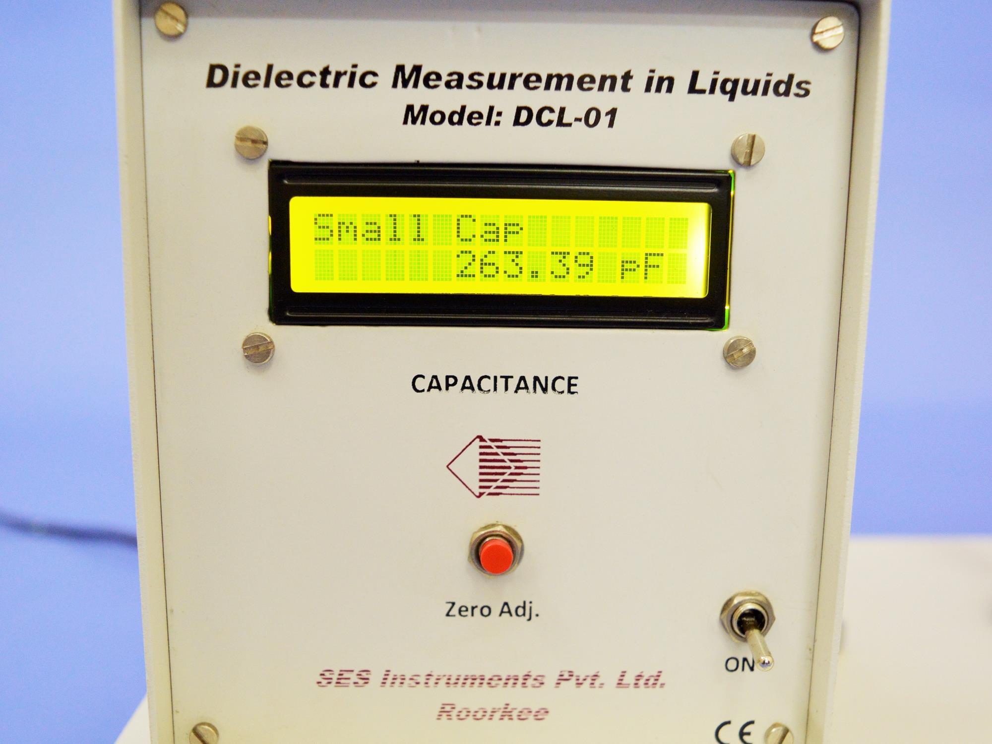 Dielectric Constant Of Liquids, Dcl-01 Application: Laboratory Experiment