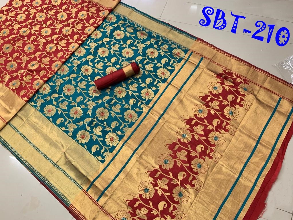 Multi Colour Poly Silk Sarees