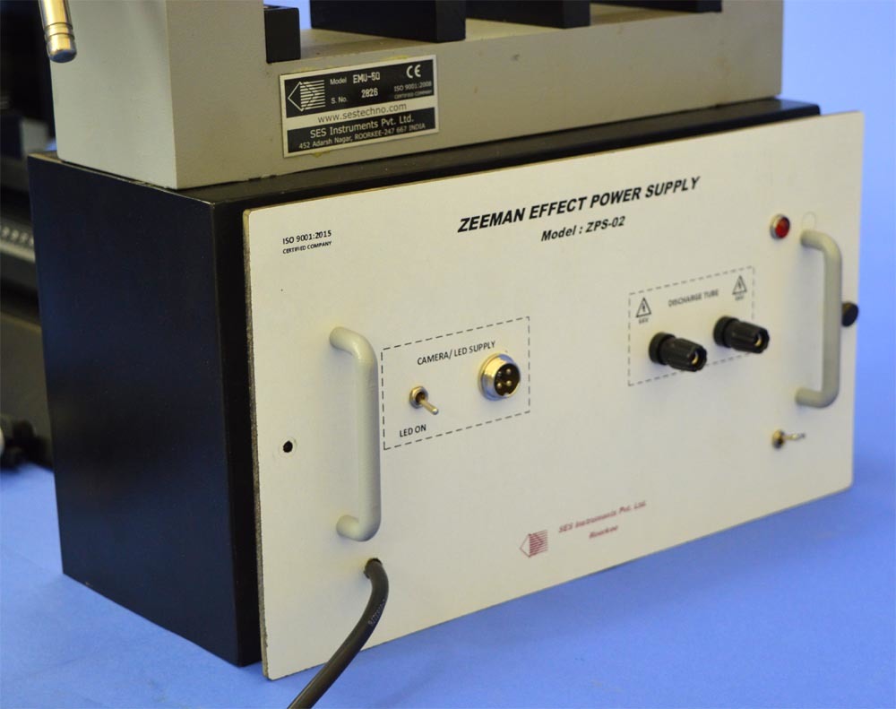 Zeeman Effect Experiment, Zex-01 Application: Laboratory Experiment