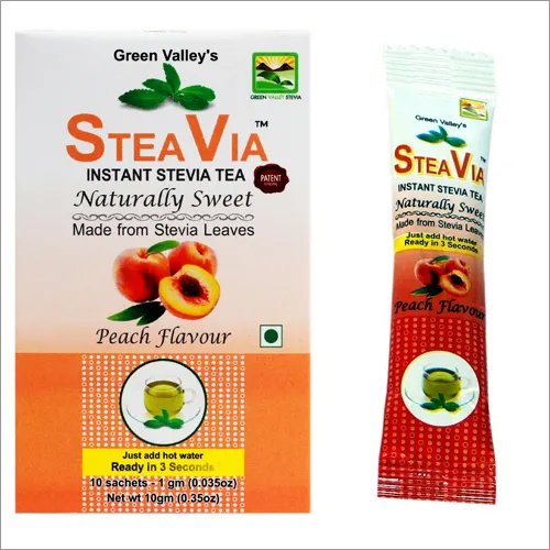 तत्काल स्टेविया पीच चाय