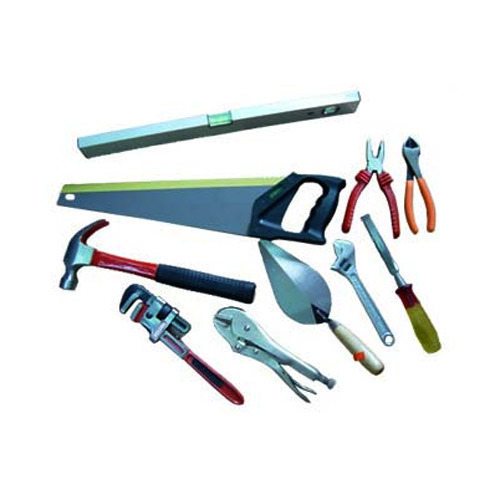 Industrial Hand Tools - Steel Material, Varying Dimensions | Chrome Finish, Serrated Blade, 1-Year Warranty, Plastic Handle