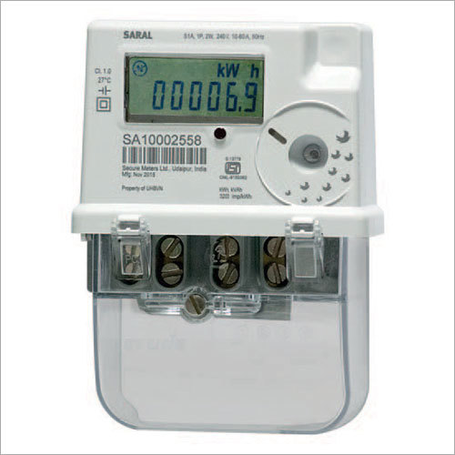 Secure Meter Bidirectional Meter - 230/440 Volt, White Color | 1.5 W Power Supply, Warranty Included