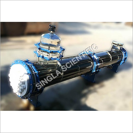 Heat Exchangers - Metal and Glass, Customized Size, Black and White | Industrial and Chemical Laboratory Application, 380 Volt (v)