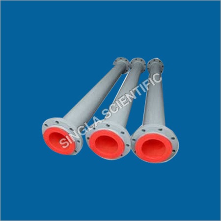 CS PP Lined Pipes - PTFE/PVDF/PP Material, Size 25 NB to 300 NB, Hydro Test 29.8 kg/cm2, Spark Test 15 KVA, Ideal for Chemical Laboratories and Industrial Applications