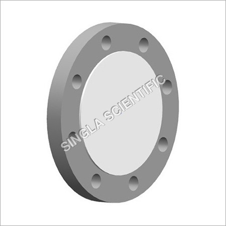 PTFE Lined Blind Flange - ANSI B 16.5 Size 25 NB to 300 NB, Spark Test at 15 KV, Max Temp 200°C, Ideal for Chemical Laboratories and Industrial Applications