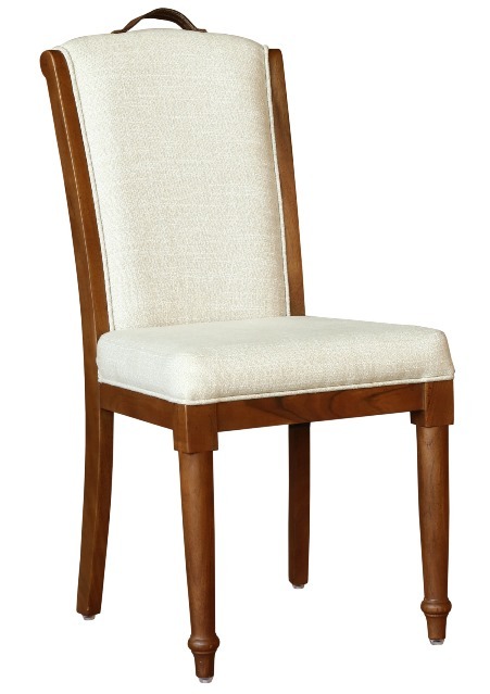 Handmade Leather Handle Dining Chair