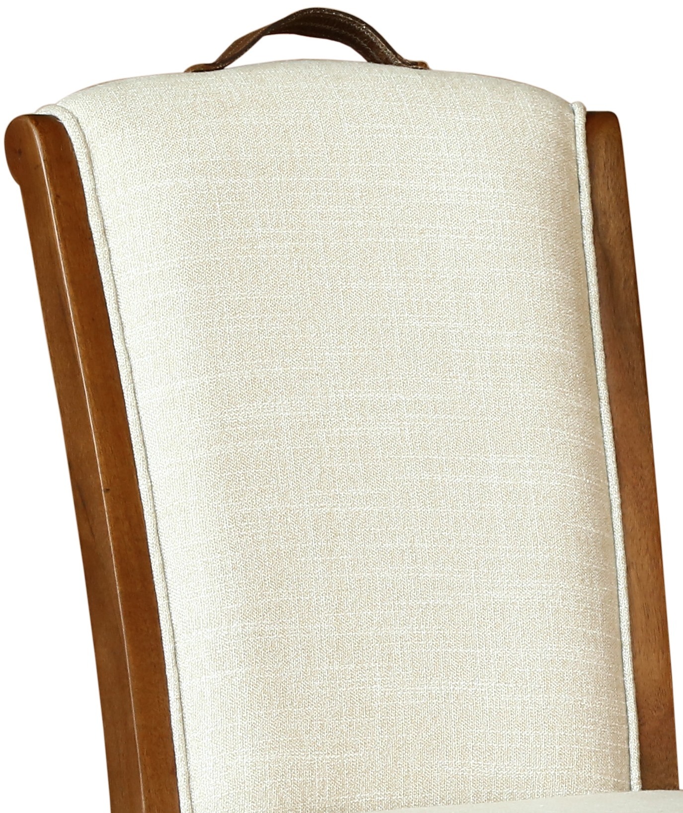 Handmade Leather Handle Dining Chair