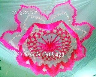 तम्बू की छत की सजावट