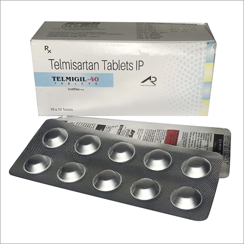 Telmisartan Tablets IP - Moisture-Proof Blister Pack of 100 Tablets | Effective for High Blood Pressure Management, General Medicine, Store in Dry Place