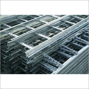 Electrical Cable Tray - Galvanized Steel, Various Dimensions, Silver Finish | Low Maintenance, Corrosion Resistant, Up to 100kg Load Capacity