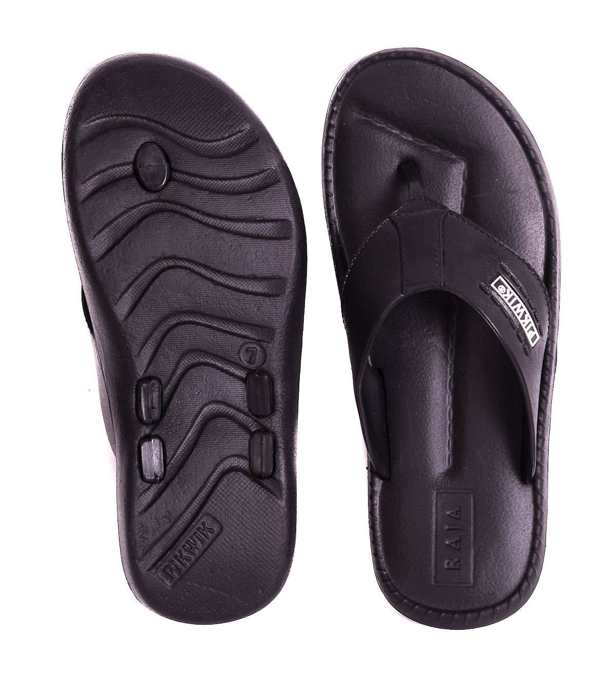 Leather Look Designer Slipper - Raja