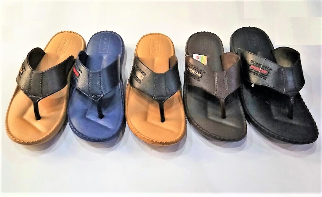 Leather Look Designer Slipper - Raja