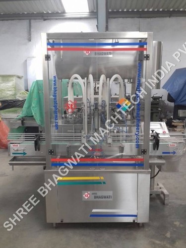 Bottle Filling Machine - SS316/SS304 Material, 440V, 3-Phase, 50Hz, 20-28 Bottles/Min Output | PLC+Touchscreen Control, Accurate Filling for Viscous Products