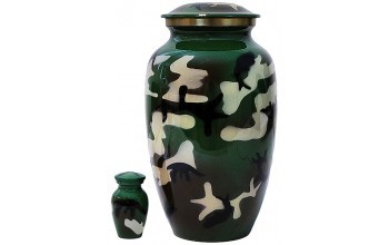 Military Aluminium Cremation Urn For Ashes