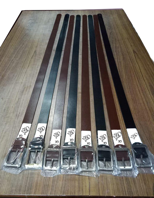 Leather Belt Black-006