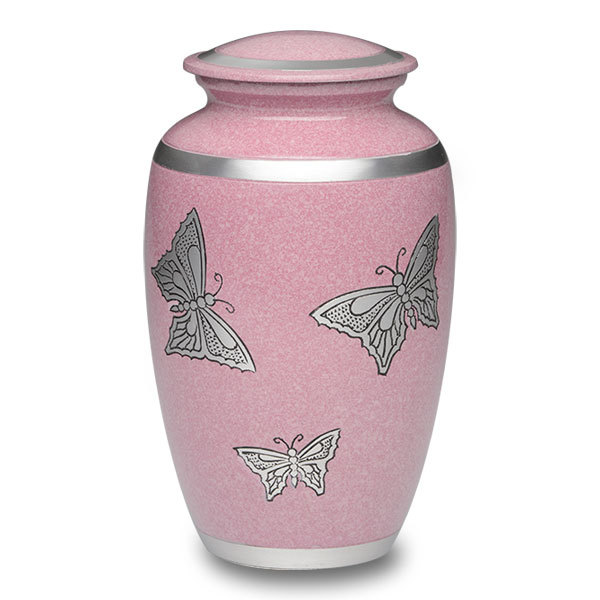 Blue Aluminium Cremation Urn Set For Ashes