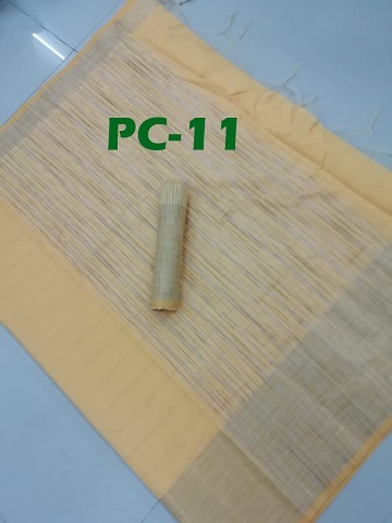 Description Soft Saree - Cotton Silk, 5.5 Mtr Length, Hara, Pila, Yellow, Blue, Black | Soft Fabric, Includes 0.8 Mtr Blouse Piece