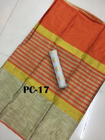 Fancy Top Dyed Saree - Art Silk, 5.5 Mtr Length, Multi-color | Printed Pattern, Blouse Length 0.8 Mtr, Lightweight Cotton Blend