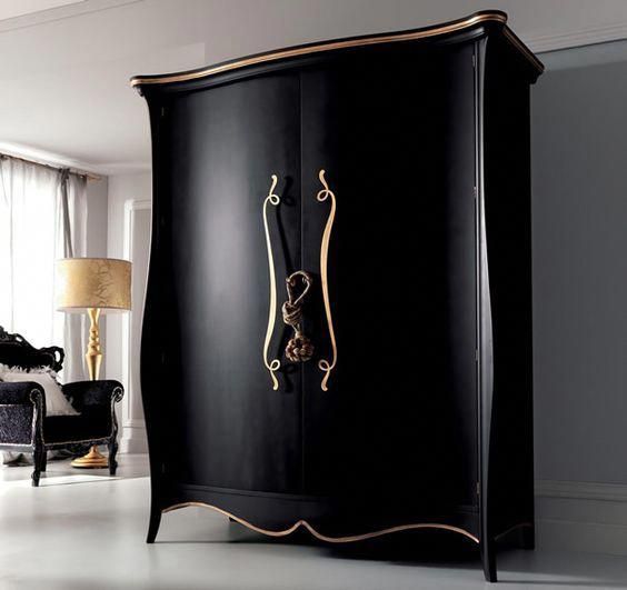 Solid Wood Modular Wardrobe - Solid Wood, Folding Door With Lacquer Finish | Antique Indian Style, No Assembly Required, Glass Elements