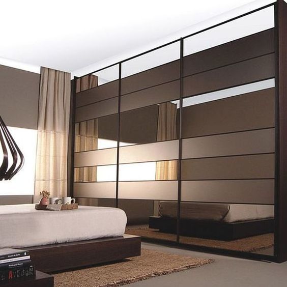 Matt Lacquered Glass Modular Wardrobes No Assembly Required