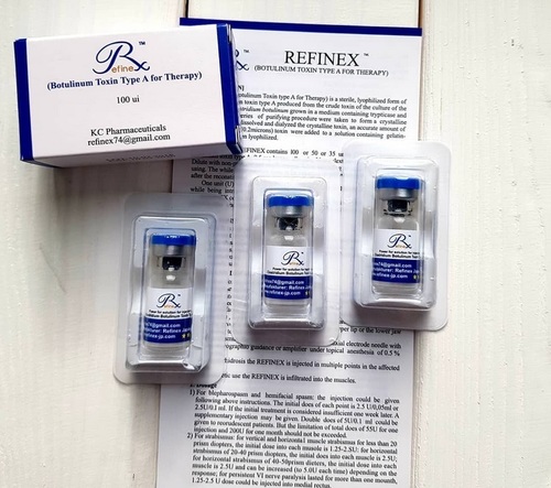 ब्यूटी प्रोडक्ट्स रिफाइनेक्स 100Iu (थेरेपी के लिए बोटिलुनम टॉक्सिन टाइप ए)