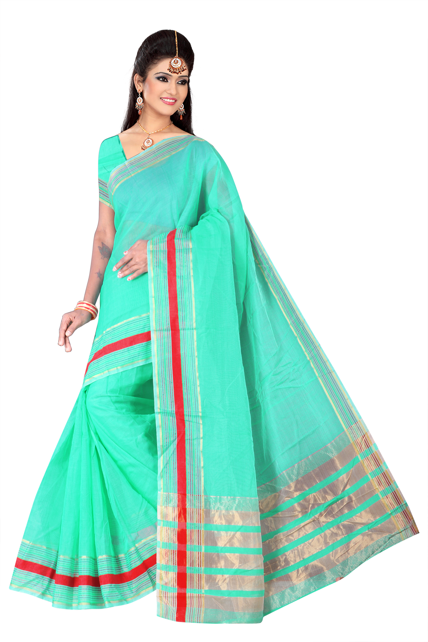 Pink New Desinging Super Net Saree