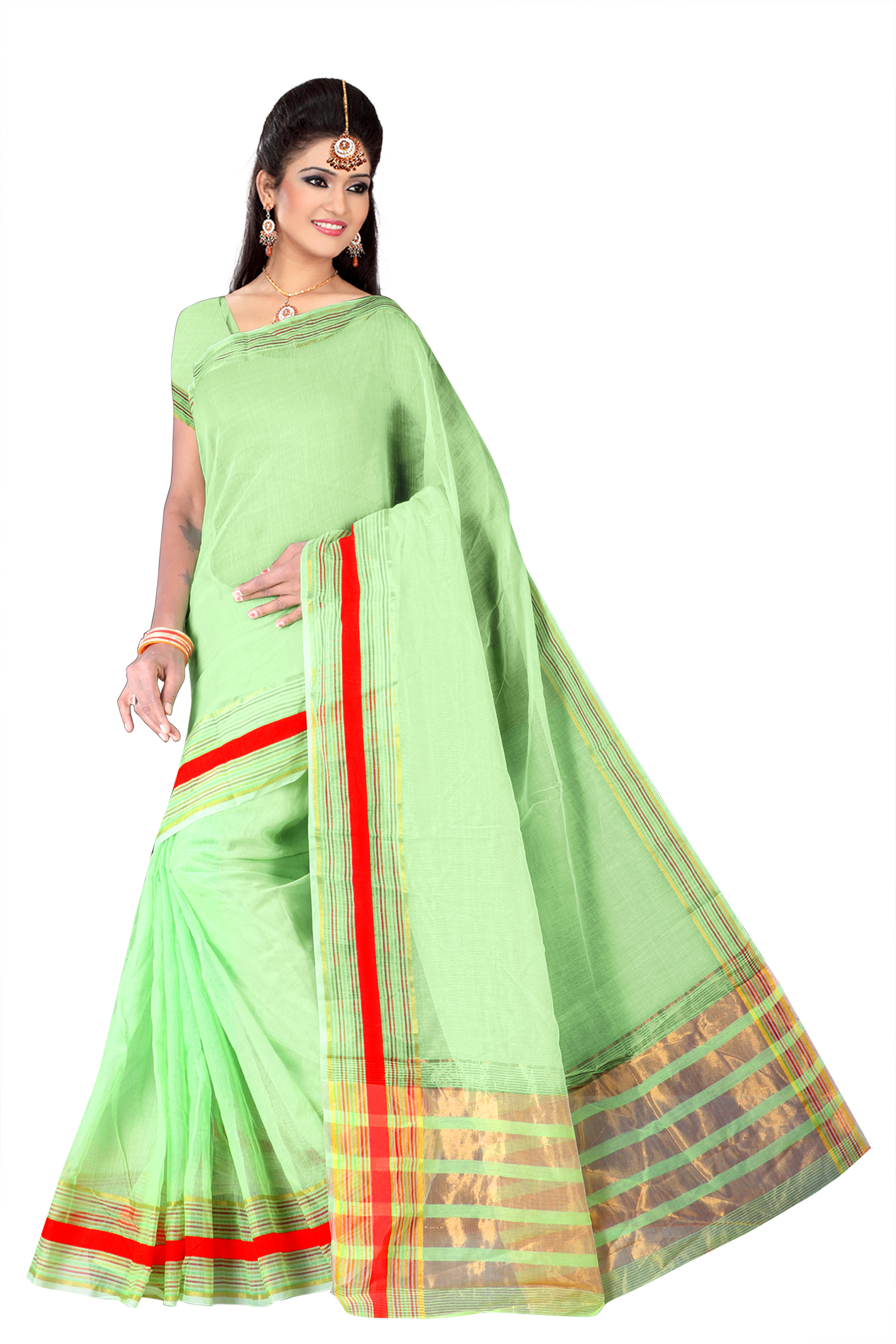 Pink New Desinging Super Net Saree