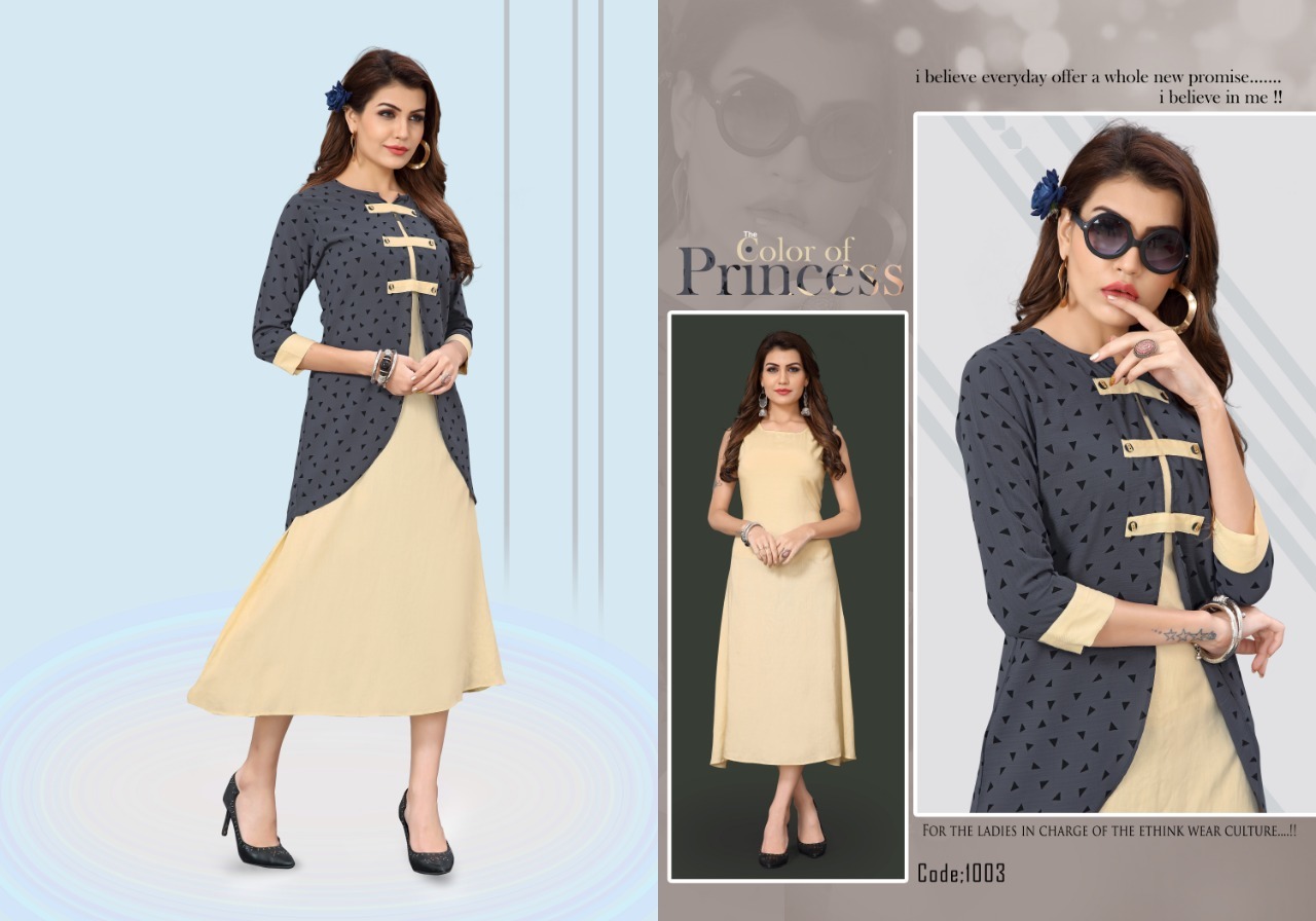 Mix Georgette Printed Kurti