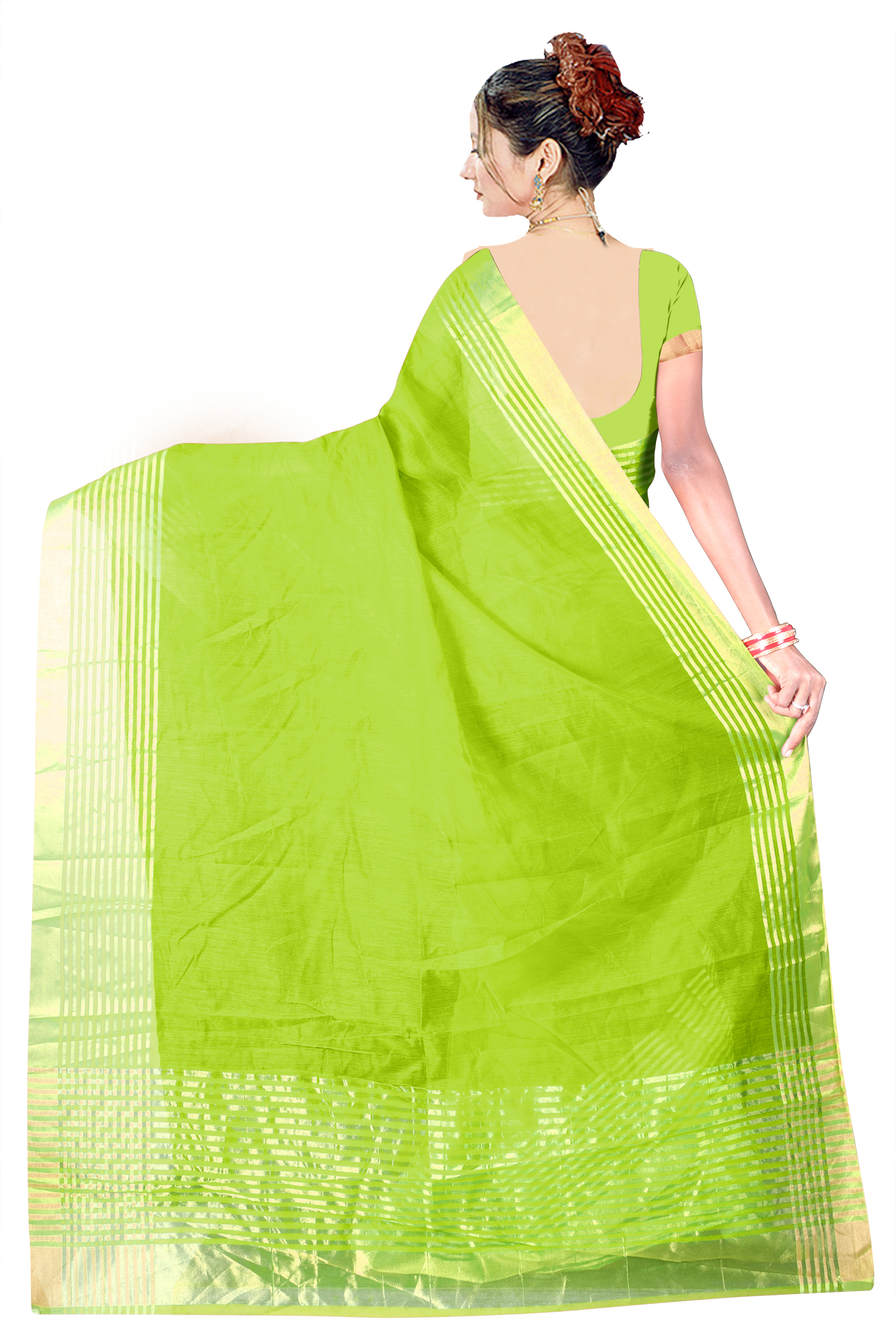 New Printed Super Net Saree - Material: Art Silk, Length: 5.5 Mtr, Blouse Length: 0.8 Mtr | Colors: Red, Rani, Orange, L. Green, Sky Blue, Pattern: Printed