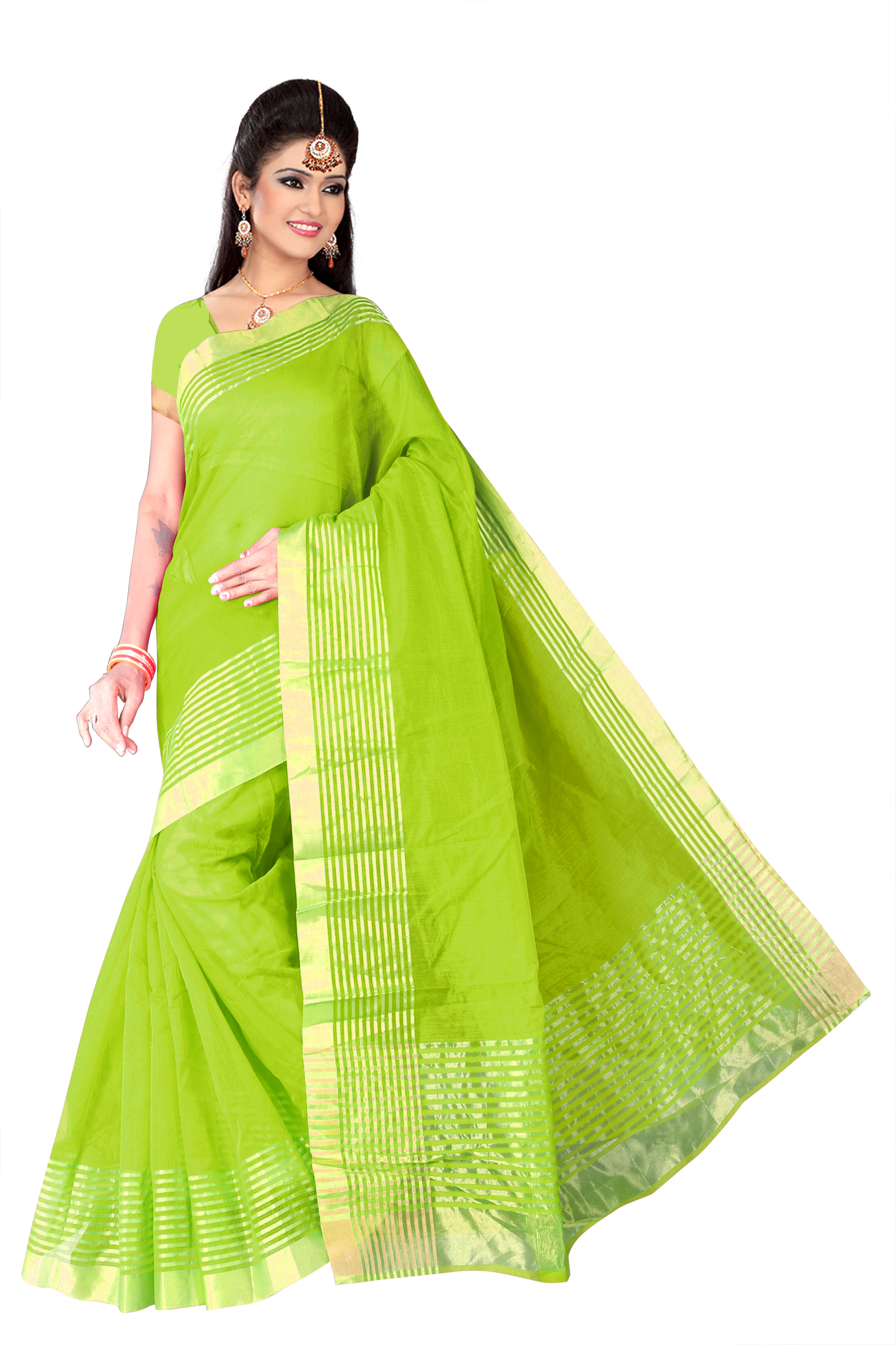 New Printed Super Net Saree - Material: Art Silk, Length: 5.5 Mtr, Blouse Length: 0.8 Mtr | Colors: Red, Rani, Orange, L. Green, Sky Blue, Pattern: Printed