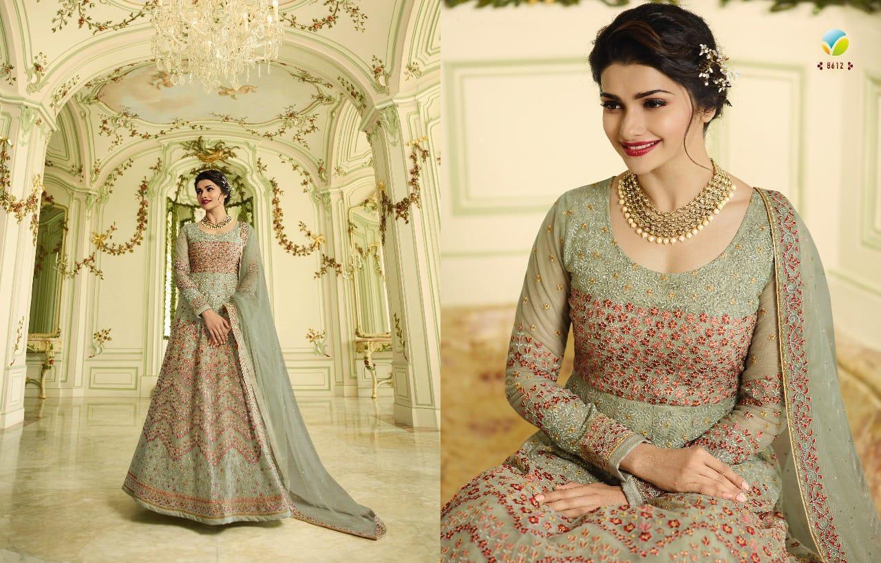 Green Anarkali Suit