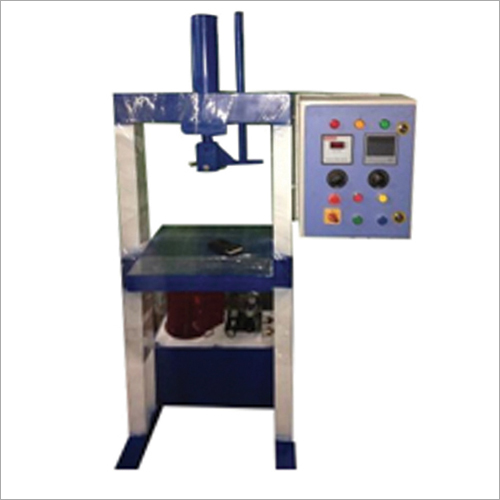 Blue Hydraulic Single Die Paper Plate Making Machine